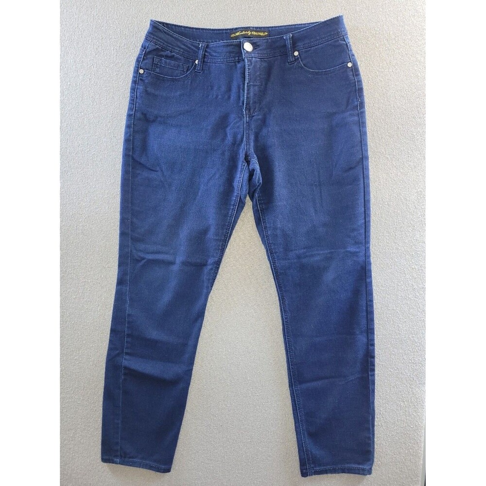 Absolutely Famous Size 12 Blue Skinny Jeans